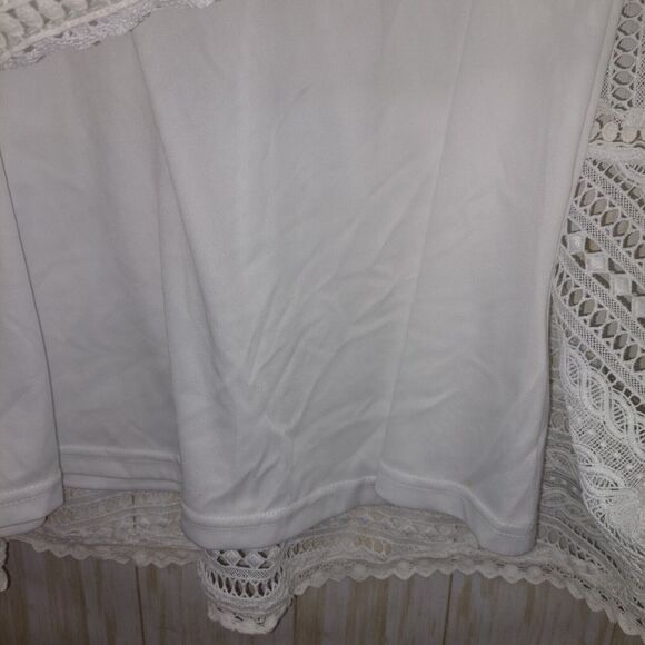 Doe & Rae Women’s Sheath~Size Small~ Sleeveless~Lace Overlay~Drop Waist~Lined - Picture 8 of 12